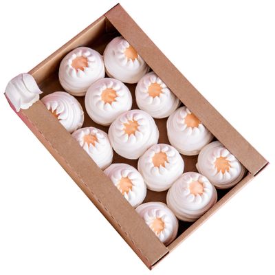 Зефир неглазированный Bombelli с маршмэллоу апельсин фас. 0,6кг