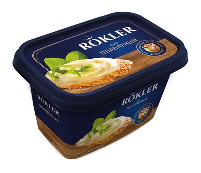 Сыр плавленый 45% ROKLER ванночка 370 г