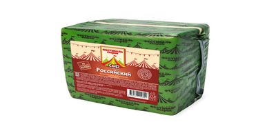 Сыр Фестиваль сыров Российский 50% Гост 32260-2013 Высший сорт, 5,3 кг