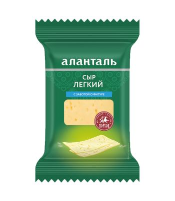 Сыр Аланталь полутвердый Легкий брусок, мдж 35%, 190г