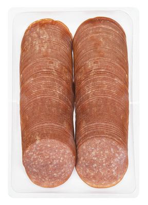 Колбаса Ремит Салями Сэндвич в/к нарезка зам 1 кг SJ