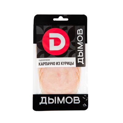 Карпаччо Дымов нарезка с/к, з/с, 70 г