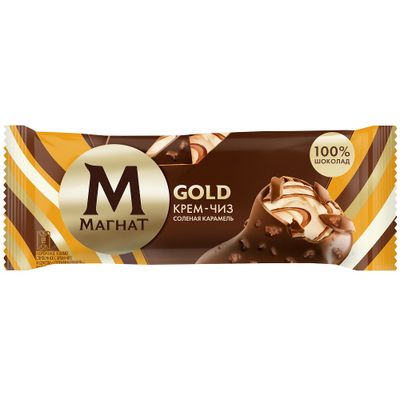 Мороженое Инмарко эскимо Магнат слив. Gold Крем-чиз соленая карамель 24*65г