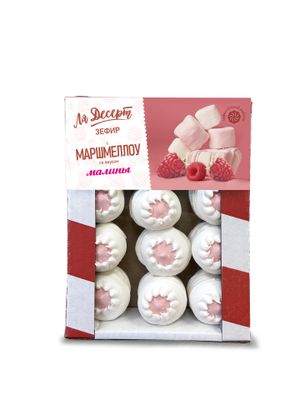 Зефир Ля Десерт с маршмеллоу со вкусом малины 0,6 кг