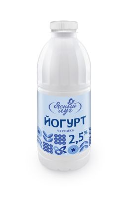 Йогурт Ясный луг Чериника 2,5% (1000 гр) ПЭТ Йогурт Ясный луг Чериника 2,5% (1000 гр) ПЭТ