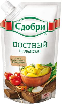 Майонез Сдобри Постный 50% 250г ДП