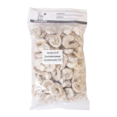 Креветки Vannamei (SUSAMI) 26/30 с/м, б/г, очищенные, без пищевого тракта, без хвоста 0,93 кг, Вьетнам (DL 649)