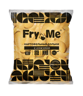 Картофельные дольки Fry Me W12 Premium с кожурой пакет 2,5 кг