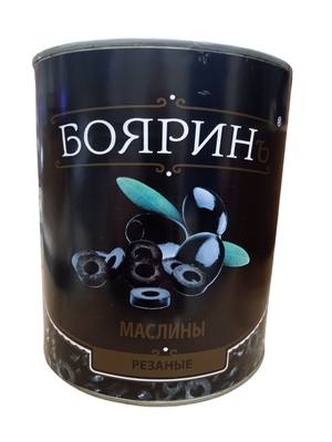 Маслины 3100 мл рез. ж/б Боярин Египет (сух.вес 1560г)