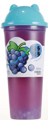 Напиток сокосодержащий со вкусом винограда «виноградный дуодуо» с мякотью, 620мл