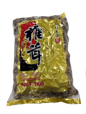 Грибы сушеные шиитаке NTOJ 1 кг, 1/10