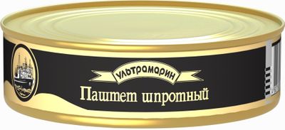 Паштет шпротный УЛЬТРАМАРИН 160/24