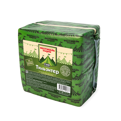 Сыр Фестиваль сыров Тильзитер 45% квадрат, пленка