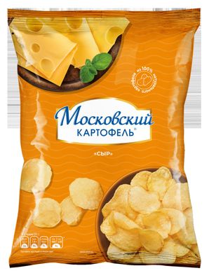 Чипсы Московский Картофель хруст. со вкусом cыра 120г