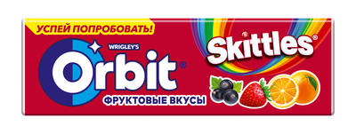 Жевательная резинка Orbit Микс Фруктовые вкусы, 13,6г