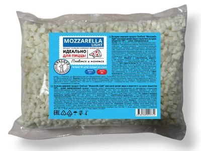 Продукт белково-жировой Onecook Mozzarella Light 50% кубик зам. п/п 1 кг