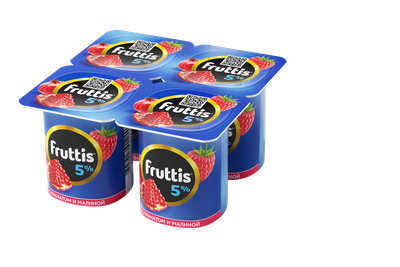 Фруттис слив.лаком 115г 5% (гранат-малина) Пр.йог.паст.