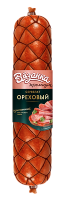 Колбаса п/к Вязанка Сервелат Ореховый в/у вес