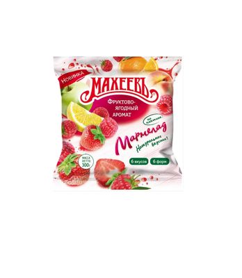 Мармелад жалейный Махеев Фруктово-ягодный аромат 300г*14