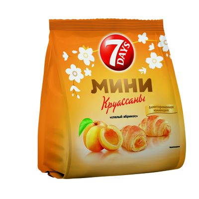 Круассаны мини 7 DAYS Спелый абрикос 10*265гр.