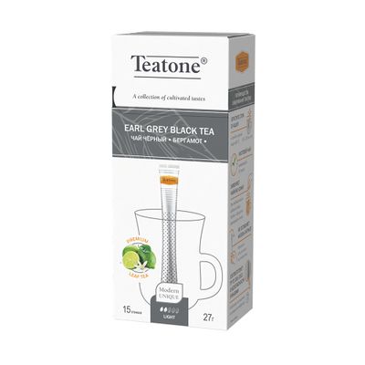 Черный чай Аромат бергамота, TEATONE, 12*(15шт*1,8г) Черный чай Аромат бергамота, TEATONE, 12*(15шт*1,8г)