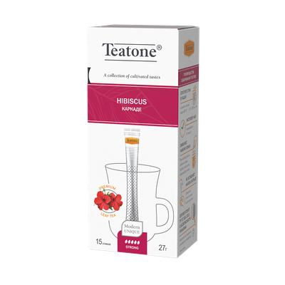 Каркаде (гибискус) TEATONE, 12*(15шт*1,8г) Каркаде (гибискус) TEATONE, 12*(15шт*1,8г)
