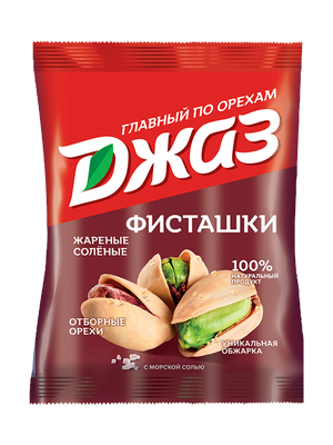 Фисташки Джаз жареные соленые 40г