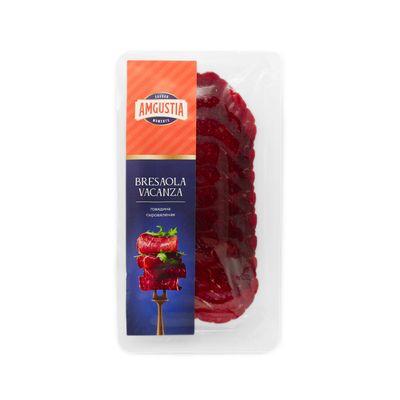 Говядина AMGUSTIA "Bresaola Vacanza"с/в, нарезка 70 гр