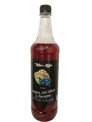 Сироп Miller Черника-голубика-сыр маскарпоне бутылка ПЭТ 1л