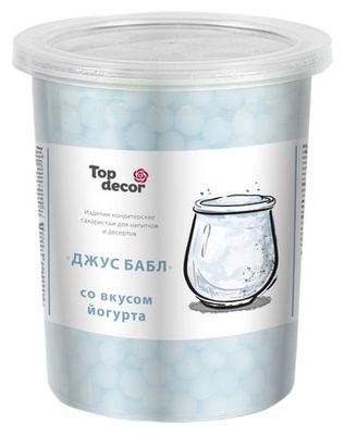 Джус Бабл TOP DÉCOR вкус йогурта 1кг