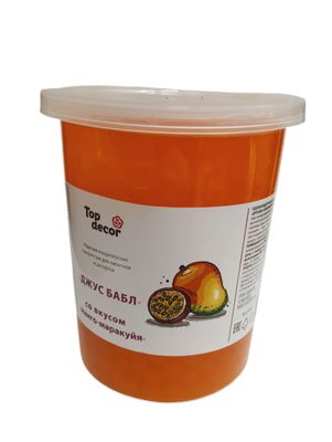 Джус Бабл TOP DÉCOR вкус манго-маракуйя 1кг