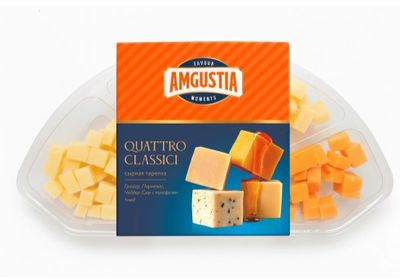 Сырная тарелка AMGUSTIA «Квадро классик» 50% 120 гр