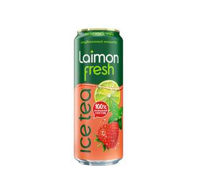 Напиток Laimon Fresh Зеленый чай клубничный мохито 0,45л