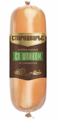 Колбаса вареная Стародворье Со шпиком По-стародворски полиамид вес