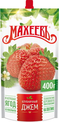 Джем Клубничный Махеевъ 14*400гр ДПДЗ