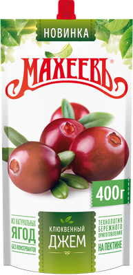 Джем Клюквенный Махеевъ 14*400гр ДПДЗ