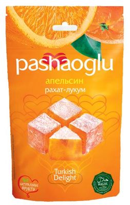 Рахат-Лукум Pashaoglu с цедрой апельсина 150 гр