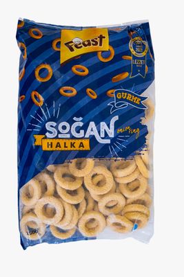 Кольца FEAST GOURMET луковые зам 8шт пакет 1,5кг