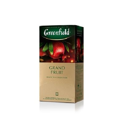 Чай Greenfield Grand Fruit черный, в пакетиках, 1,5г*25п