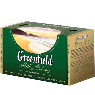 Чай Greenfield Milky Oolong с добавками 25п×2г