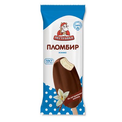 01.Мороженое ПЕСТРАВКА эскимо пл-р в шок.гл 12% 24*65г (Э38)