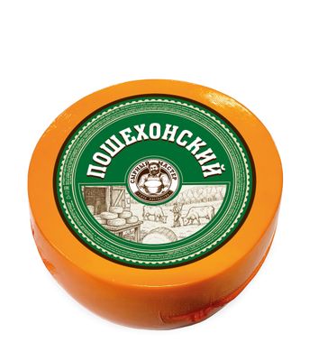 Продукт сыроделия Сырный мастер полутвердый Пошехонский, мдж 45%, круг 7,5кг