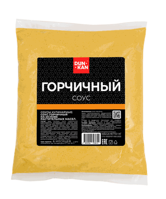 Соус DUNKAN Горчичный балк 1кг