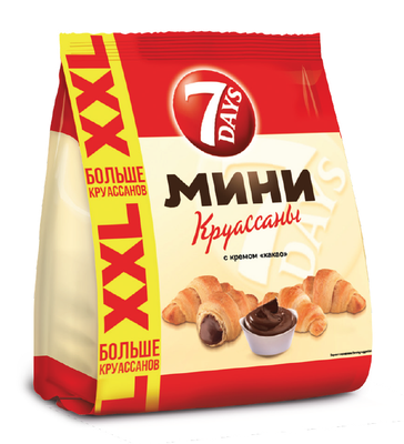 Круассан мини 7DAYS с кремом Какао 335г