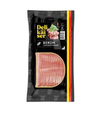 Нарезка Бекон с/к Delikaiser нарезка в/у 0,15 кг