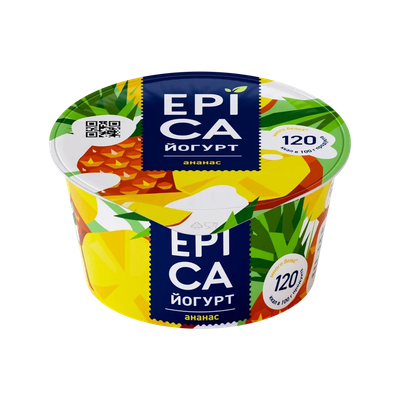 Йогурт EPICA 4,8% Ананас, 130г