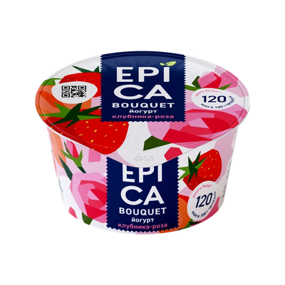 Йогурт EPICA 4,8% Клубника, 130г