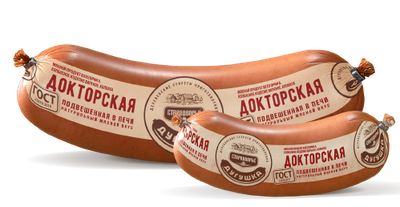 Колбаса вареная Дугушка Докторская ГОСТ вес