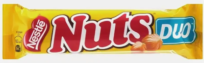Шоколадный батончик NUTS 66г