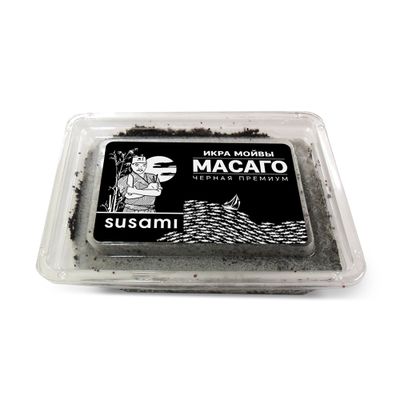 Икра мойвы SUSAMI Масаго черная 0,5кг